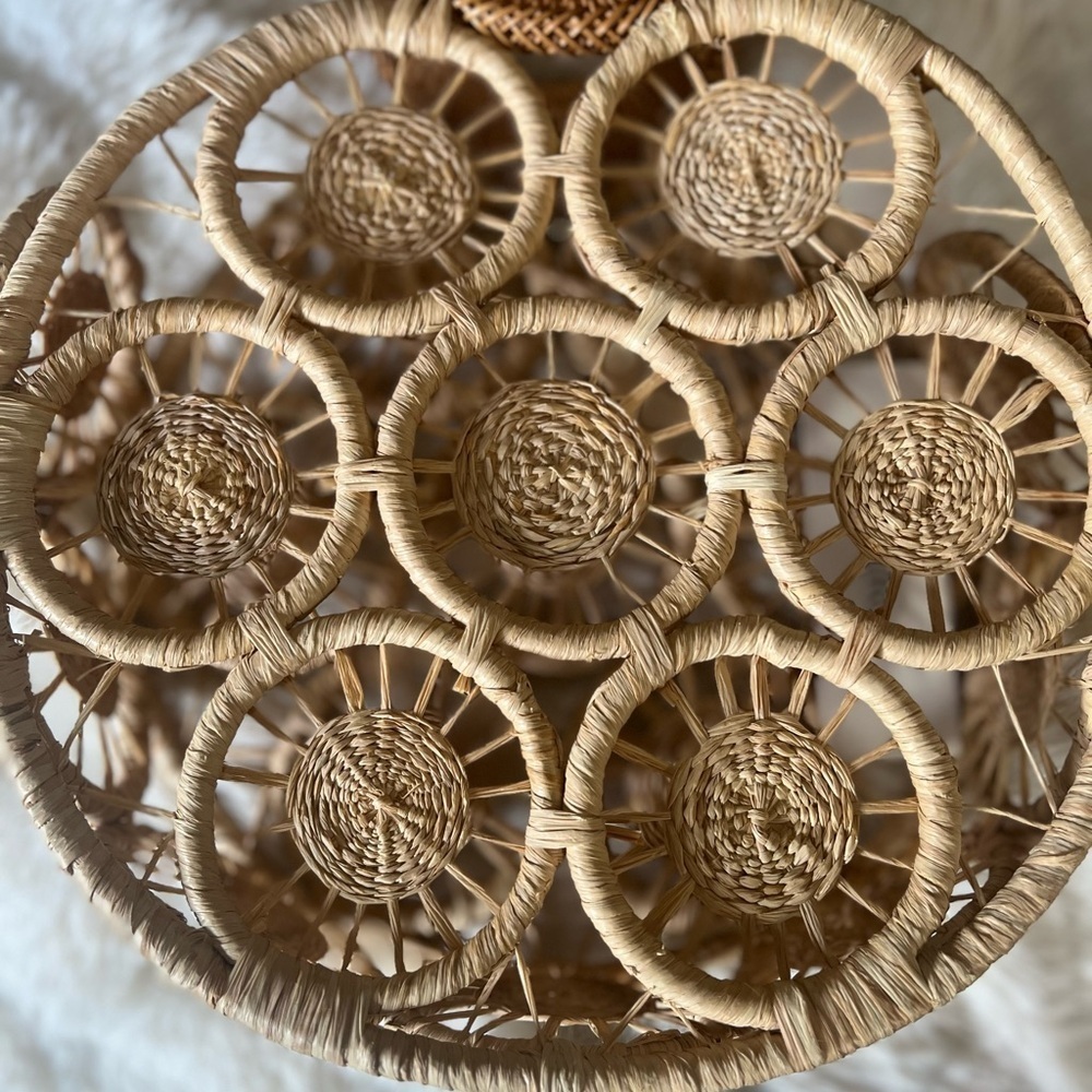 Cult Gaia Stella Small Raffia Tote Bag - Picture 8 of 10